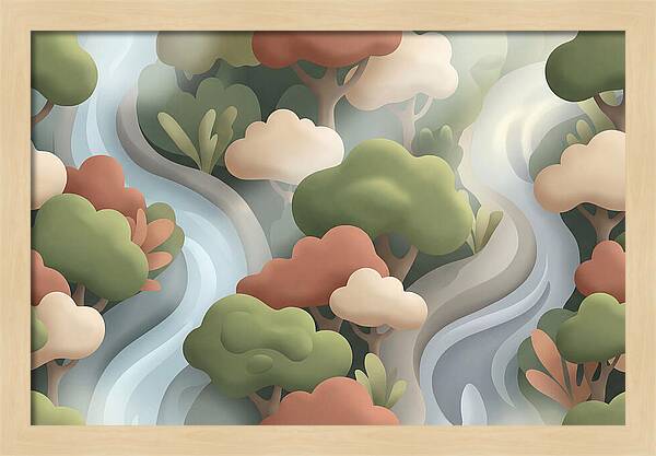 Lush Jungle Canopy From Above