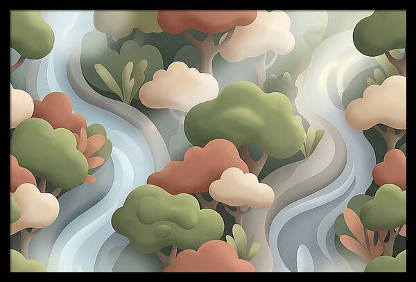 Lush Jungle Canopy From Above