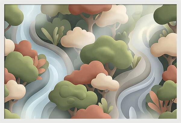 Lush Jungle Canopy From Above