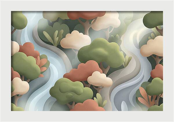 Lush Jungle Canopy From Above