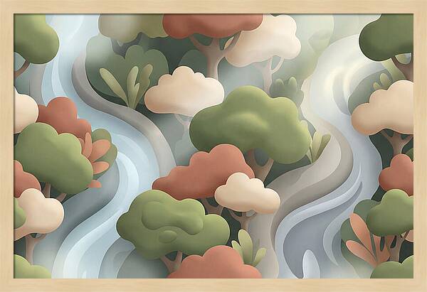 Lush Jungle Canopy From Above