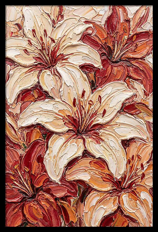 Lush Lilies In Bloom