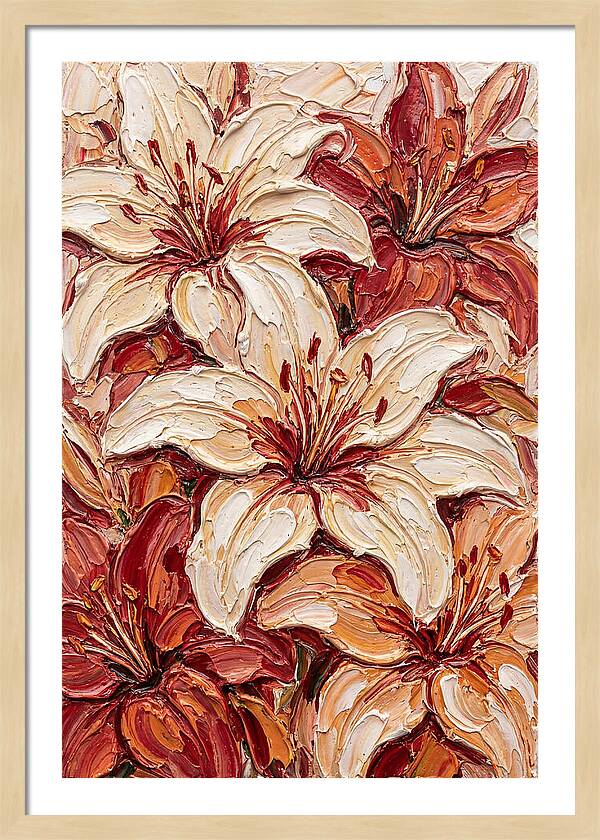 Lush Lilies In Bloom