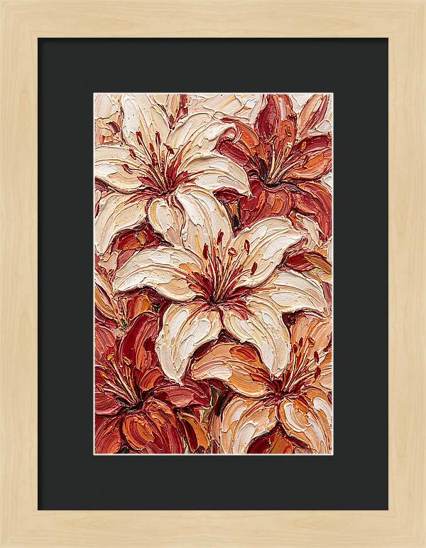 Lush Lilies In Bloom