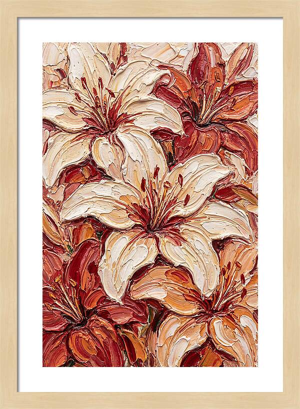 Lush Lilies In Bloom