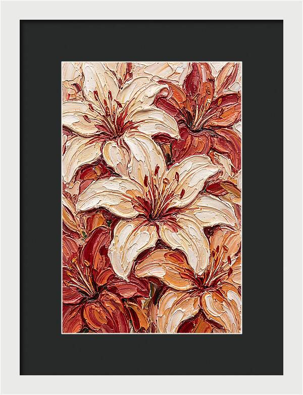 Lush Lilies In Bloom
