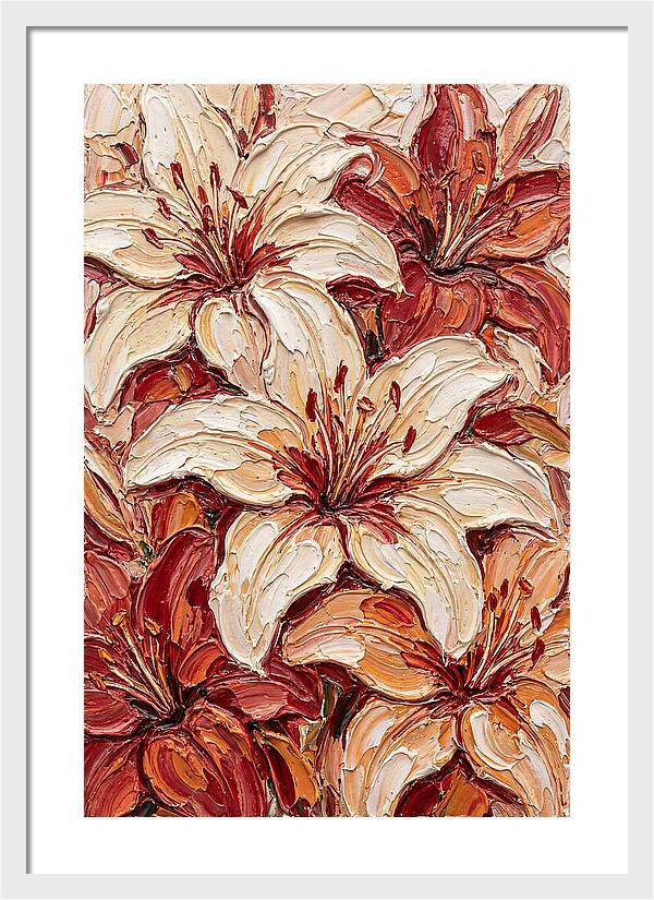 Lush Lilies In Bloom