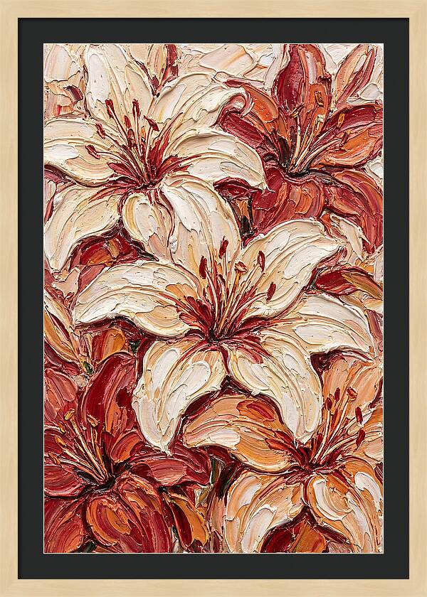Lush Lilies In Bloom