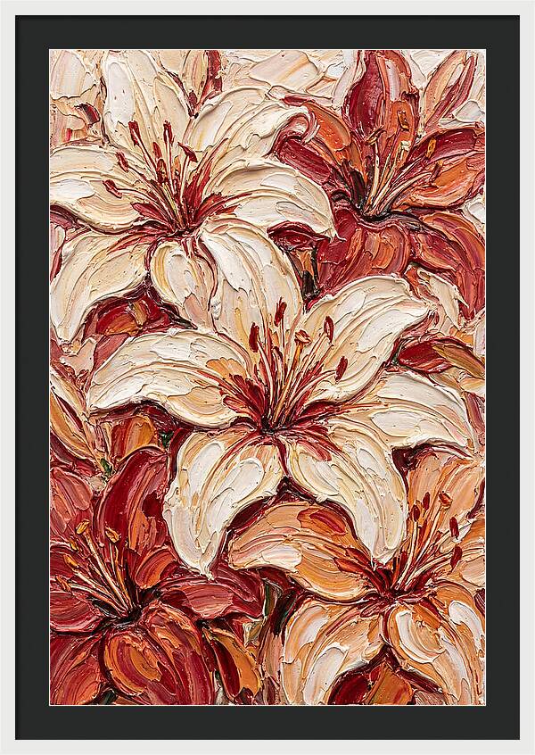 Lush Lilies In Bloom
