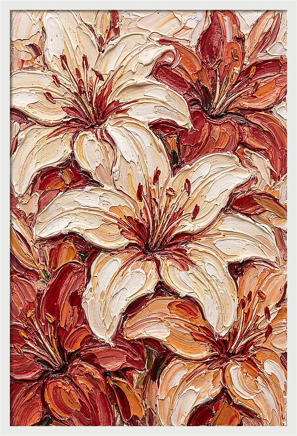 Lush Lilies In Bloom