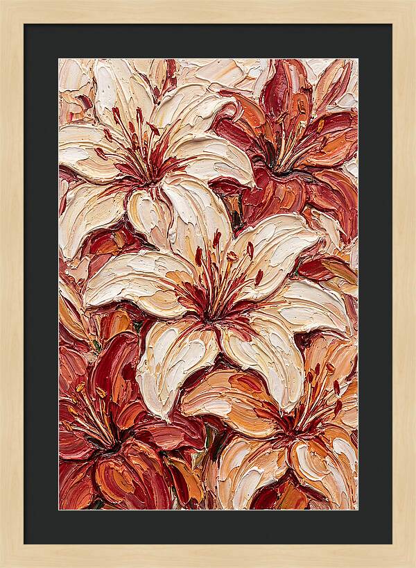 Lush Lilies In Bloom