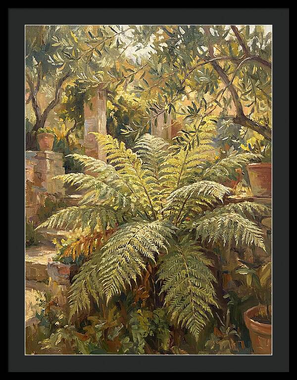 Lush Mediterranean Ferns