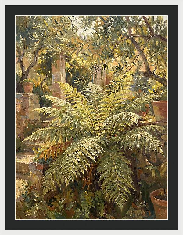 Lush Mediterranean Ferns