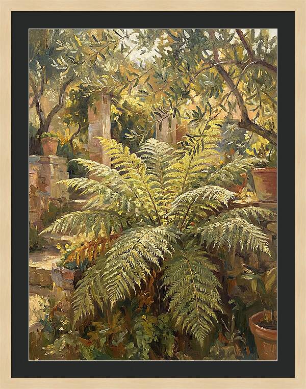 Lush Mediterranean Ferns