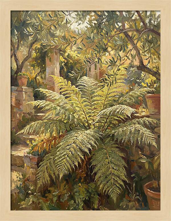 Lush Mediterranean Ferns