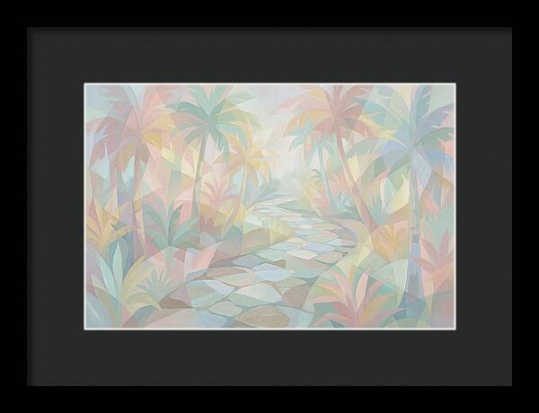Lush Path Through Tropical Paradise