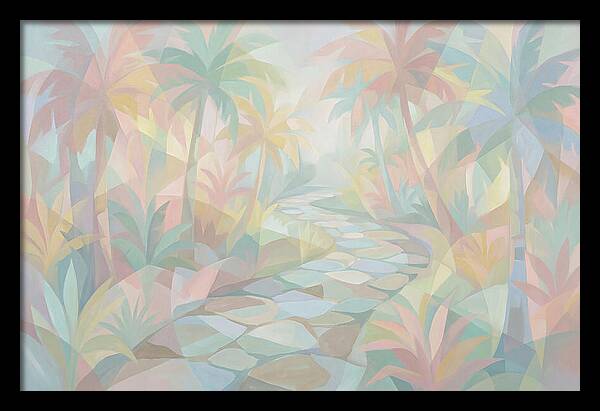 Lush Path Through Tropical Paradise