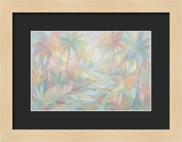 Lush Path Through Tropical Paradise