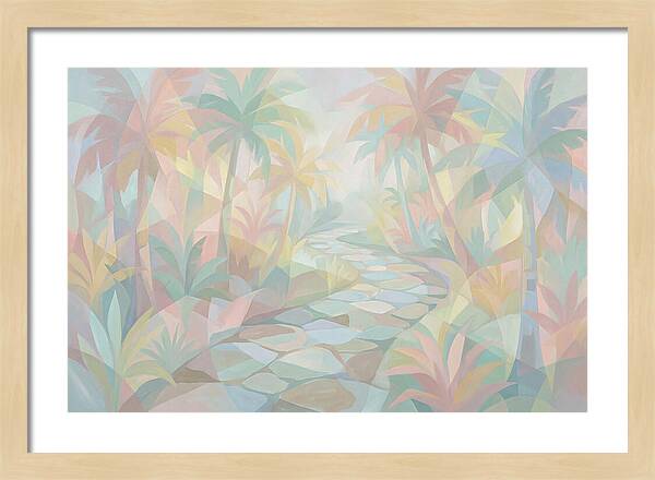 Lush Path Through Tropical Paradise