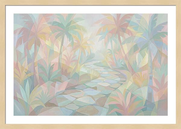 Lush Path Through Tropical Paradise