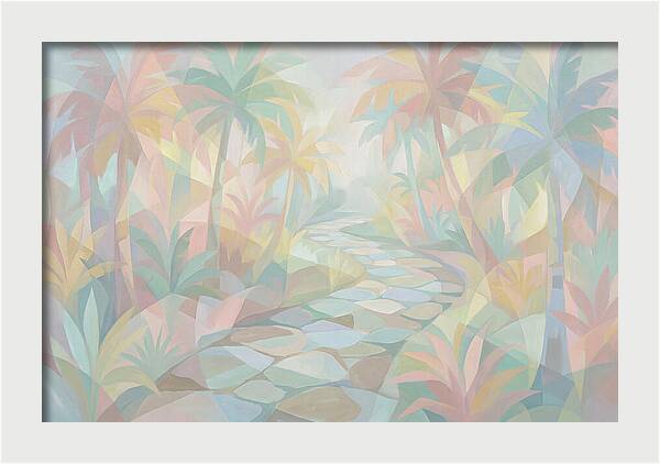 Lush Path Through Tropical Paradise
