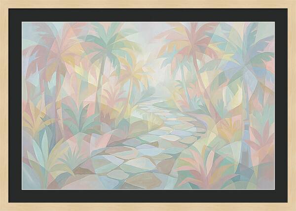 Lush Path Through Tropical Paradise