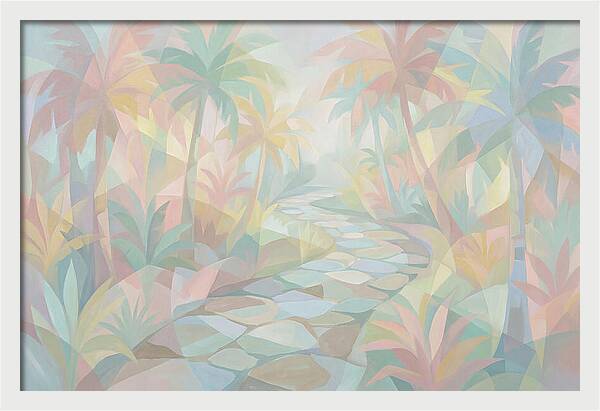 Lush Path Through Tropical Paradise