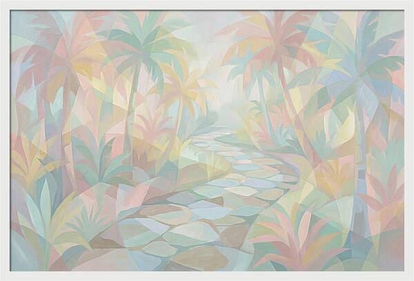 Lush Path Through Tropical Paradise