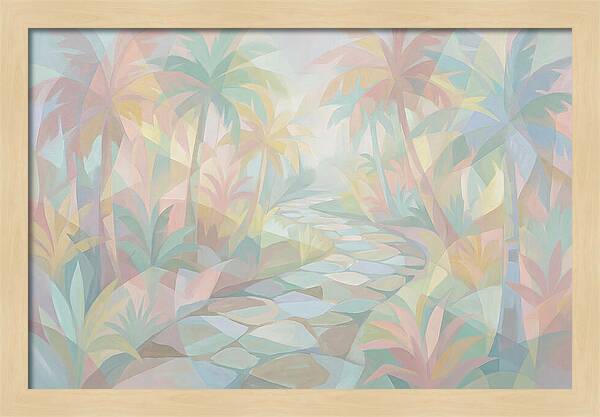 Lush Path Through Tropical Paradise
