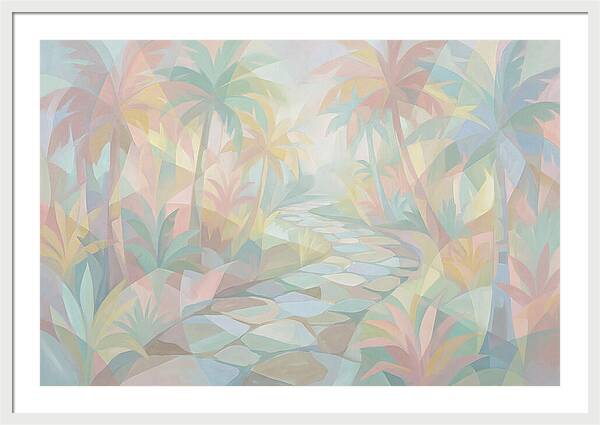 Lush Path Through Tropical Paradise
