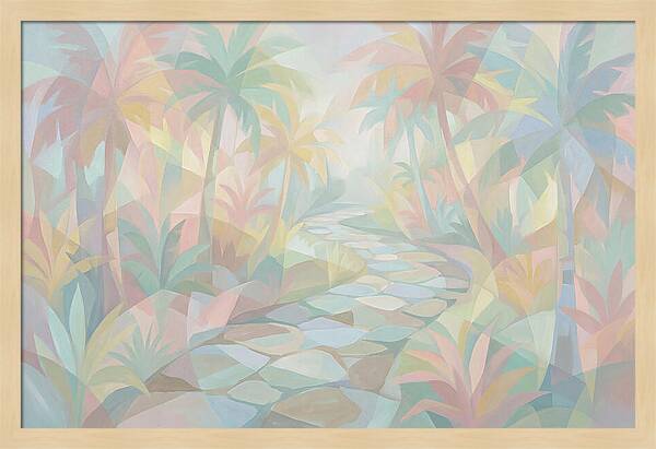 Lush Path Through Tropical Paradise