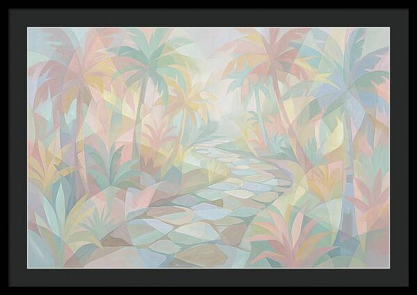 Lush Path Through Tropical Paradise