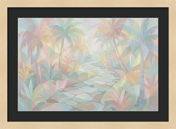 Lush Path Through Tropical Paradise