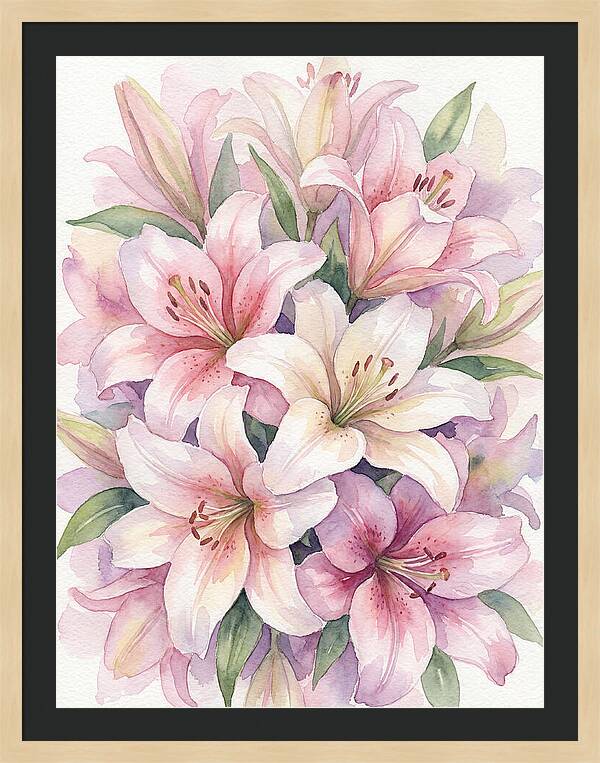 Lush Pink Lilies Bouquet