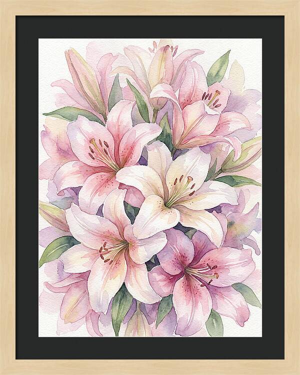 Lush Pink Lilies Bouquet