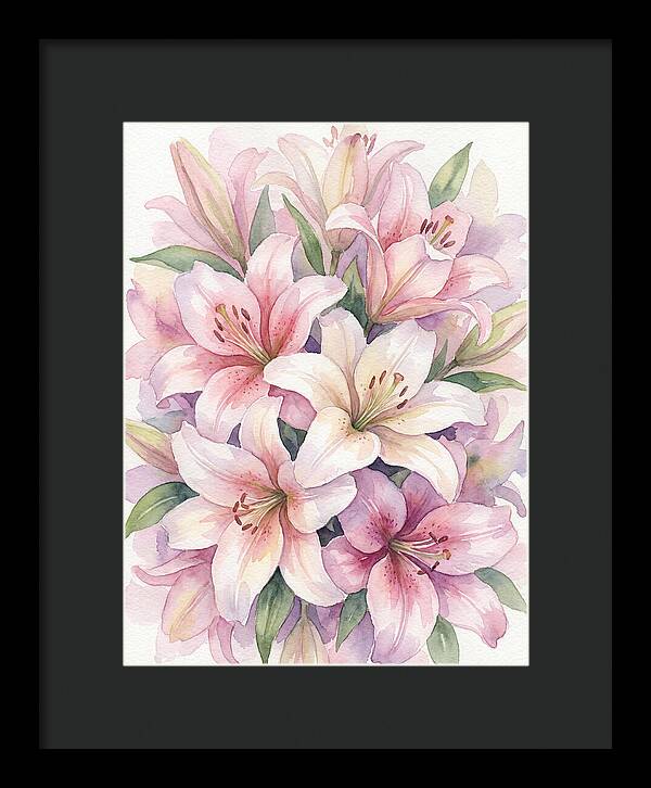 Lush Pink Lilies Bouquet