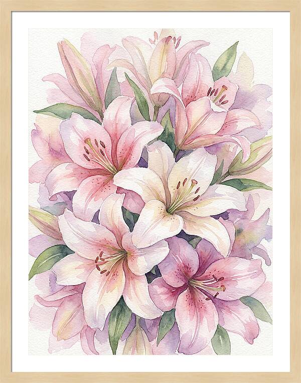 Lush Pink Lilies Bouquet