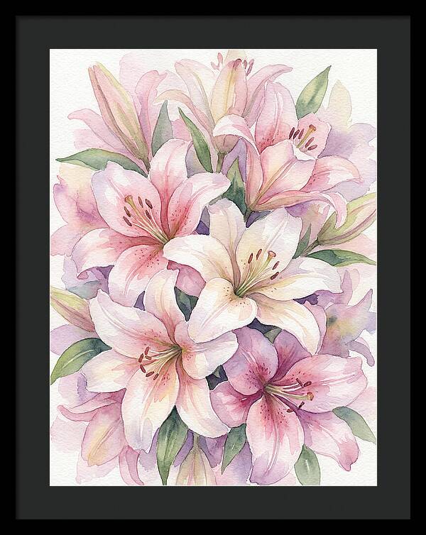 Lush Pink Lilies Bouquet