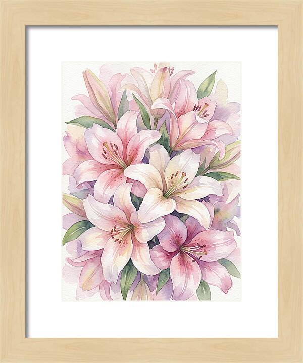 Lush Pink Lilies Bouquet