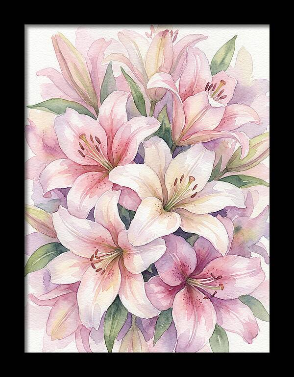 Lush Pink Lilies Bouquet