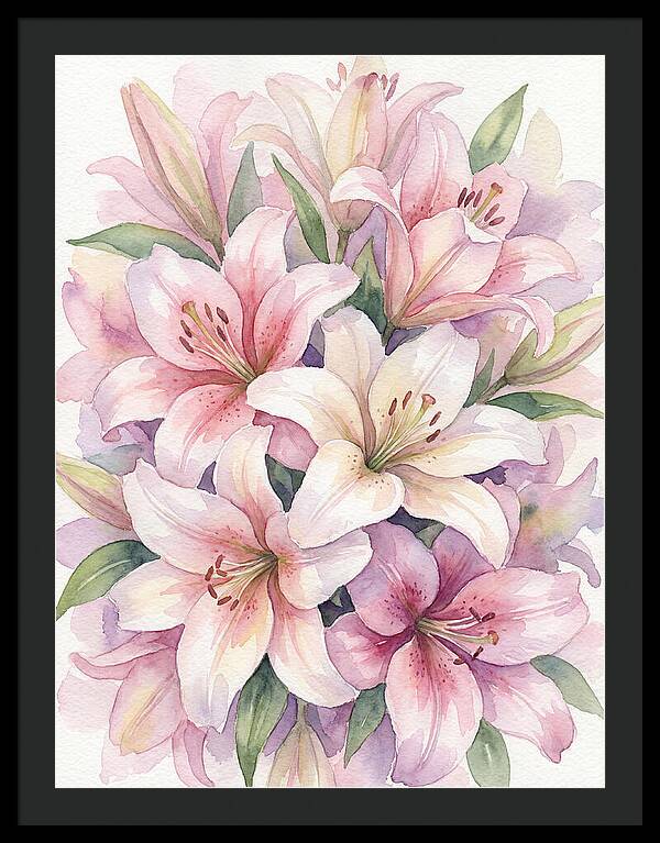 Lush Pink Lilies Bouquet