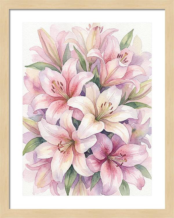 Lush Pink Lilies Bouquet