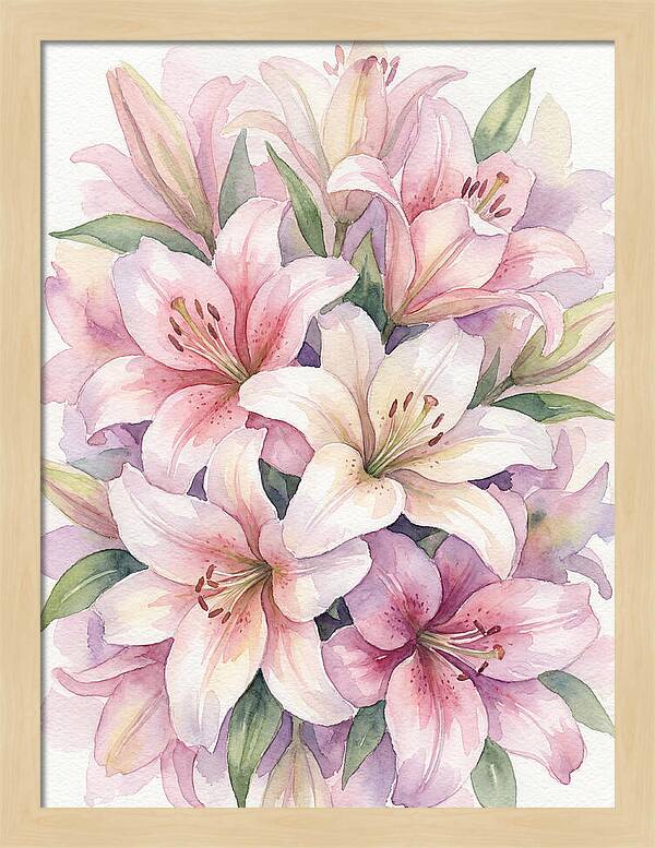 Lush Pink Lilies Bouquet
