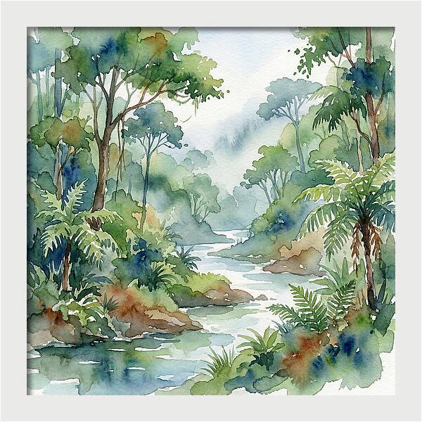 Lush Rainforest Tranquility
