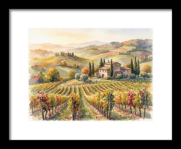 Lush Vineyard Tranquility