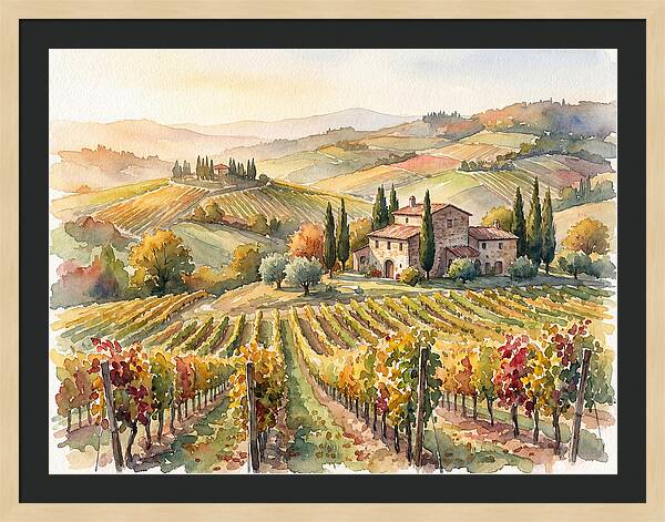 Lush Vineyard Tranquility