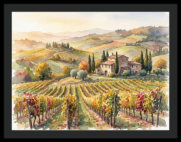 Lush Vineyard Tranquility