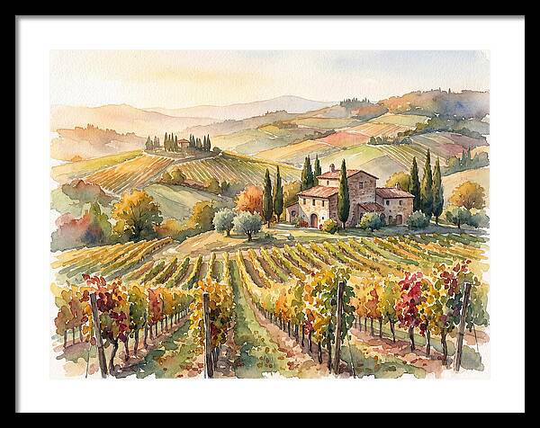 Lush Vineyard Tranquility