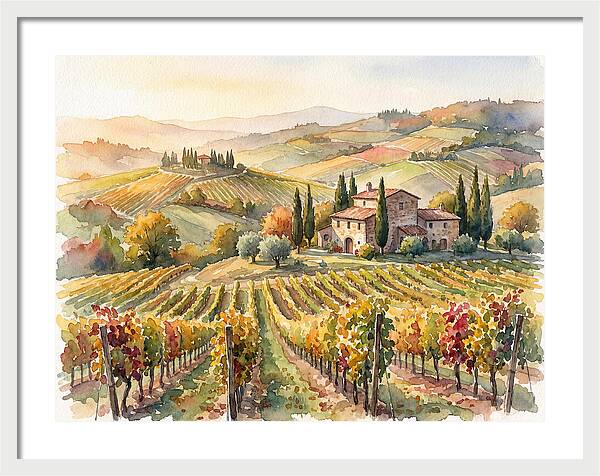 Lush Vineyard Tranquility