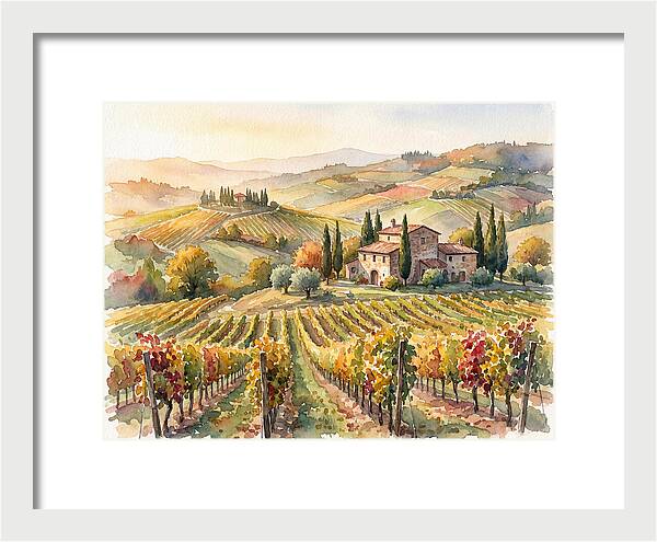 Lush Vineyard Tranquility